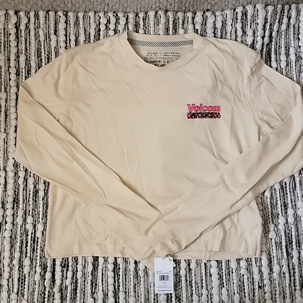 Volcom Cream Stonefest Shirt Size XS - Picture 4 of 6